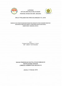 LAPORAN AKTUALISASI NILAI - NILAI DASAR PROFESI APARATUR SIPIL NEGARA DAN KEDUDUKAN DAN PERAN ASN PADA BIRO PERENCANAAN KEPANITERAAN DAN SEKRETARIAT JENDERAL MAHKAMAH KONSTITUSI