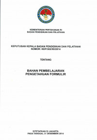 BAHAN PEMBELAJARAN PENGETAHUAN FORMULIR
