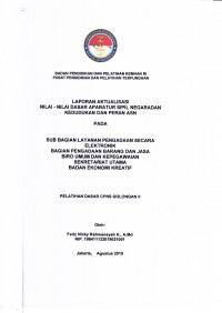 SUB BAGIAN LAYANAN PENGADAAN SECARA ELEKTRONIK BAGIAN PENGADAAN BARANG DAN JASA BIRO UMUM DAN KEPEGAWAIAN SEKRETARIAT UTAMA BADAN EKONOMI KREATIF