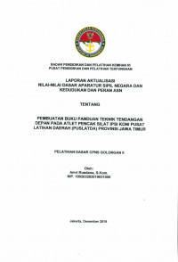 PEMBUATAN BUKU PANDUAN TEKNIK TENDANGAN DEPAN PADA ATLET PENCAK SILAT IPSI KONI PUSAT LATIHAN DAERAH (PUSLATDA) PROVINSI JAWA TIMUR