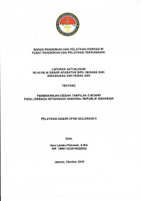 PEMBAHARUAN DESAIN TAMPILAN E-BOARD PADA LEMBAGA KETAHANAN NASIONAL REPUBLIK INDONESIA