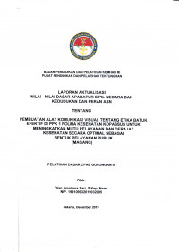 PEMBUATAN ALAT KOMUNIKASI VISUAL TENTANG ETIKA BATUK EFEKTIF DI PPK 1 POLMA KESEHATAN KOPASSUS UNTUK MENINGKATKAN MUTU PELAYANAN DAN DERAJAT KESEHATAN SECARA OPTIMAL SEBAGAI BENTUK PELAYANAN PUBLIK (MAGANG)