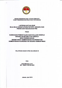 SUBBAGIAN PEMANTAUAN DAN EVALUASI KINERJA BAGIAN AKUNTABILITAS KINERJA BIRO PERENCANAAN SEKRETARIAT KEMENTERIAN KOORDINATOR KEMENTERIAN KOORDINATOR BIDANG KEMARITIMAN