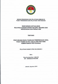 MEMBUAT DRAFT SOP ( STANDAR OPERASIONAL PROSEDUR) PEMBUATAN IDENTITAS PASIEN METODE FUNGSI LOOKUP MICROSOFT EXCEL DENGAN MENGGUNAKAN PORTABLE BARCODE LABEL PRINTER DI INSTALASI RADIOLOGI RS dr . SUYOTO PUSREHAB KEMHAN
