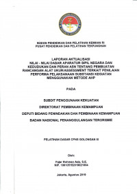SUBDIT PENGGUNAAN KEKUATAN DIREKTORAT PEMBINAAN KEMAMPUAN DEPUTI BIDANG PENINDAKAN DAN PEMBINAAN KEMAMPUAN BADAN NASIONAL PENANGGULANGAN TERORISME
