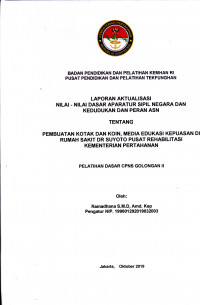 PEMBUATAN KOTAK DAN KOIN, MEDIA EDUKASI KEPUASAN DI RUMAH SAKIT DR. SUYOTO PUSAT REHABILITASI KEMENTERIAN PERTAHANAN
