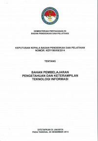BAHAN PEMBELAJARAN PENGETAHUAN DAN KETERAMPILAN TEKNOLOGI INFORMASI