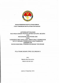 SUBDIREKTORAT INTELIJEN, DIREKTORAT PENINDAKAN DEPUTI BIDANG PENINDAKAN DAN PEMBINAAN KEMAMPUAN BADAN NASIONAL PENANGGULANGAN TERORISME