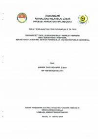 BAGIAN PROTOKOL, SUBBAGIAN MUSYAWARAH PIMPINAN BIRO SEKRETARIAT PIMPINAN, SEKRETARIAT JENDERAL DEWAN PERWAKILAN DAERAH REPUBLIK INDONESIA