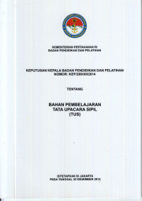 BAHAN PEMBELAJARAN TATA UPACARA SIPIL (TUS)