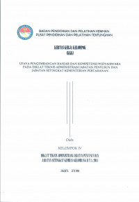 UPAYA PENGEMBANGAN HANJAR DAN KOMPTENSI WIDYAISMARA PADA DIKLAT TEKNIS ADMINISTRASI JABATAN PENYUSUN DAN JABATAN SETINGKAT KEMENTERIAN PERTAHANAN